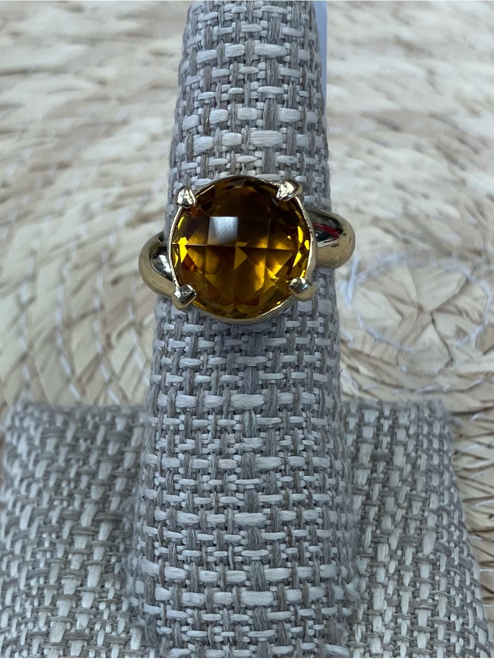 NWT Charles Albert Alchemia Adjustable Citrine Ring
Length of stone about 1/2”
